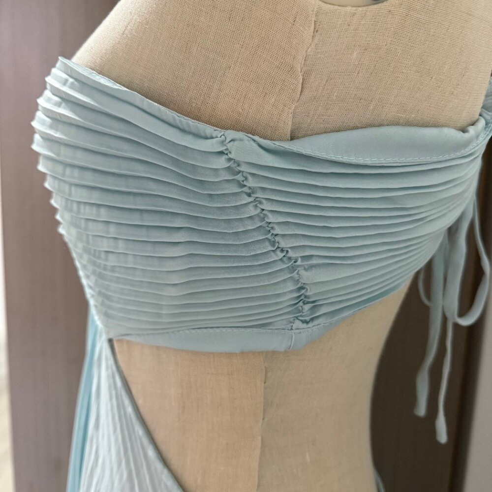 A.L.C. Moira Pleated Halter Maxi Dress - Picture 6 of 11